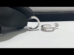 宝石類の贅沢で良い金のダイヤモンドのイヤリングのMessika 18kの金のダイヤモンド