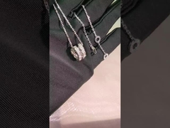 豪華なホワイトゴールドカスタムハイエンドジュエリー カスタムメイドと豪華