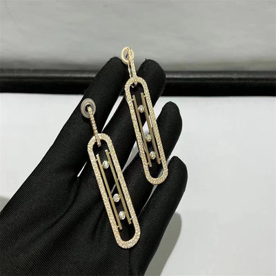 18 Karat Gold Diamond Earrings For Women