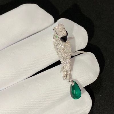 Unique Brand Jewelry 18K Gold Diamonds Earrings Excellent Quality