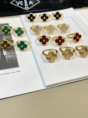 Vintage Four Leaf Clover Jewelry Customized Custom Brand Luxury Diamond Jewelry