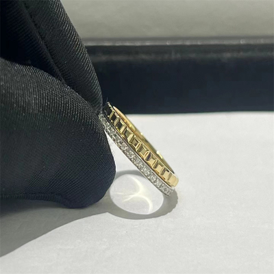 高級品 最高品質 ダイヤモンド HK セット 宝石 カスタム 18k ゴールド ダイヤモンド リング