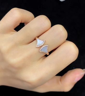 高品質の豪華 18K ゴールド ダイヤモンドリング カスタム 宝石 ディバス ドリームリング