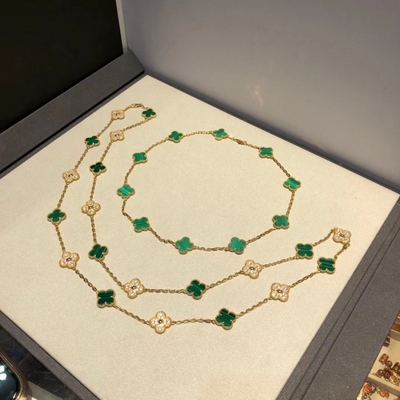 18k ゴールド ダイヤモンド 宝石 オーダーメイド ブランド 4葉クローバー ブレスレット